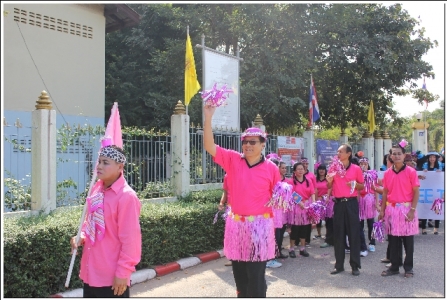 กองเชียร์ต้องยกให้สีชมพู